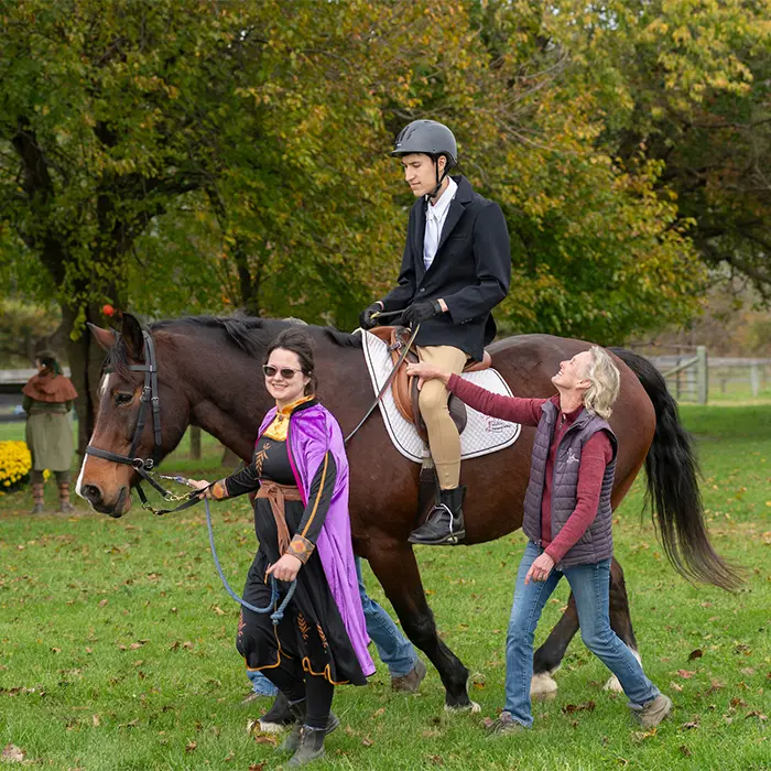 Adaptive riding outside